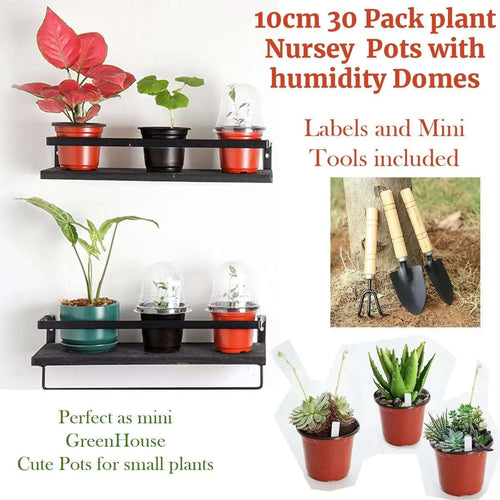 Cart In Mart planters 30 Pack Plant Nursery Pots With Humidity Domes