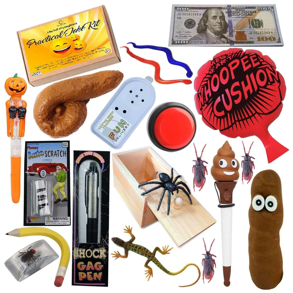 Cart In Mart Prank Kit 20 Piece Prank Joke Kit