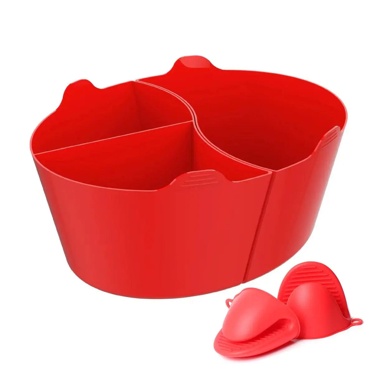 Cart In Mart Pressure cooker & multicooker accessories 4 Pieces Silicone Slow Cooker Liner Pot & Gloves