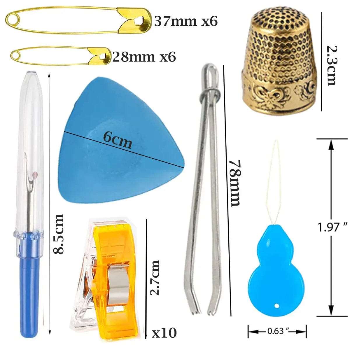 Cart In Mart Sewing Machine Accessories 272 Pieces Sewing Machine Supplies