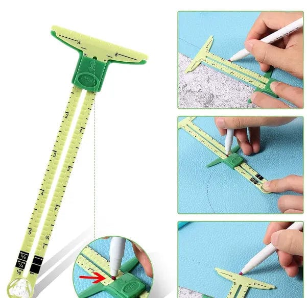 Cart In Mart Sewing Rulers 22 Pcs Pattern Making Ruler Set