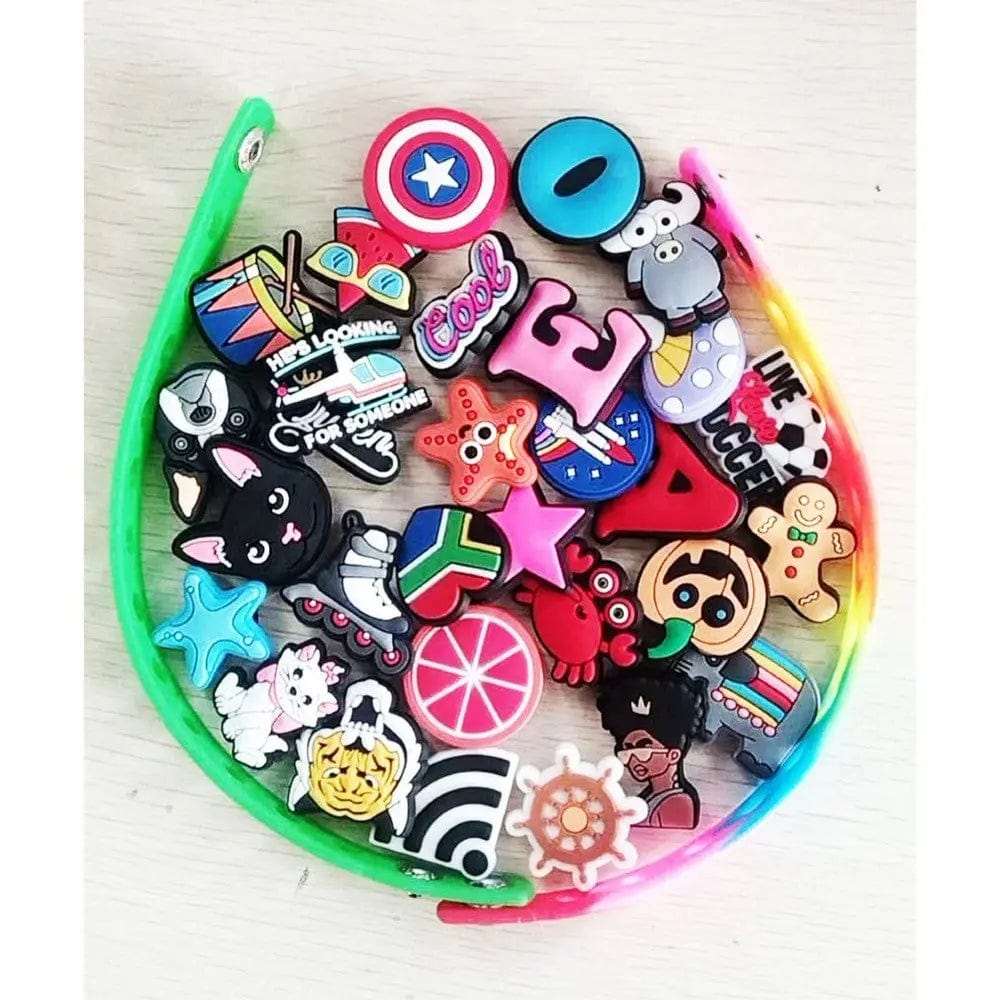 Cart In Mart Shoe Jibbitz 30 Piece Shoe Decoration Jibbitz Stickers & Bracelets