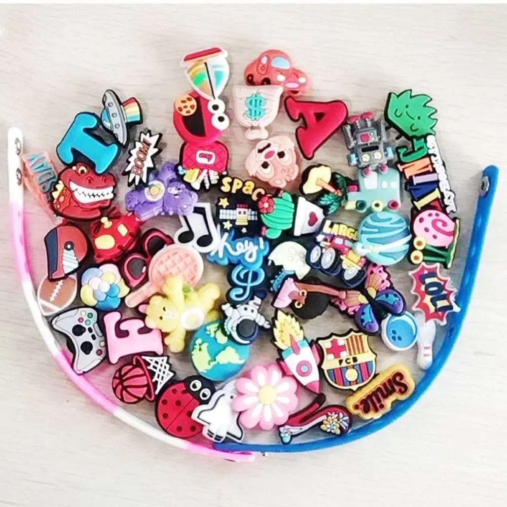 Cart In Mart Shoe Jibbitz 50 Piece Shoe Decoration Jibbitz Stickers & Bracelets