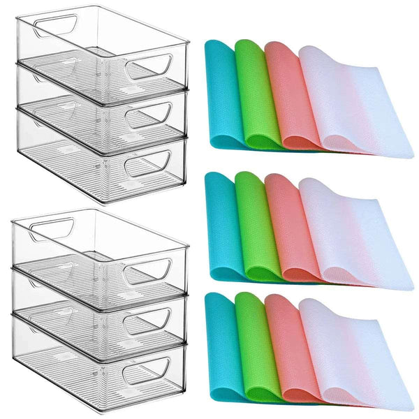 Cart In Mart Table Mat 18 Pcs Refrigerator Organization Containers & Liners