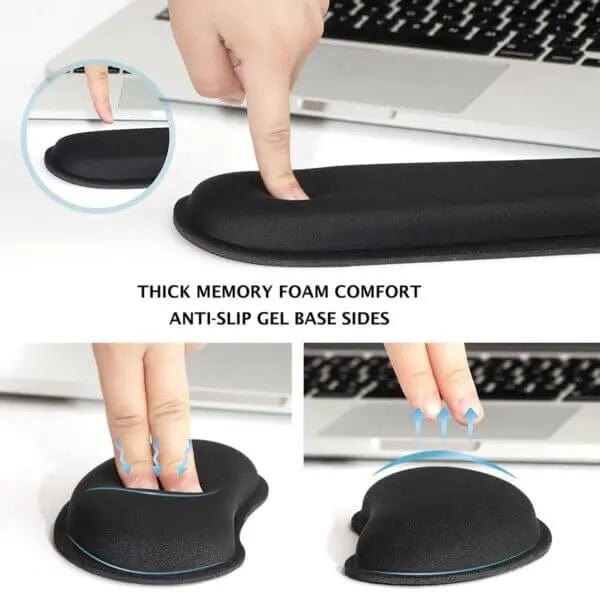 Cart In Mart Table Mat 3 Pcs Stitched PU Leather Desk Mat & Mouse Pad