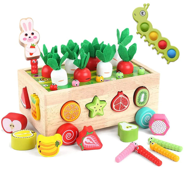 Cart In Mart Toddler Educational Toys Toddler Wooden Shape Sorting Toys