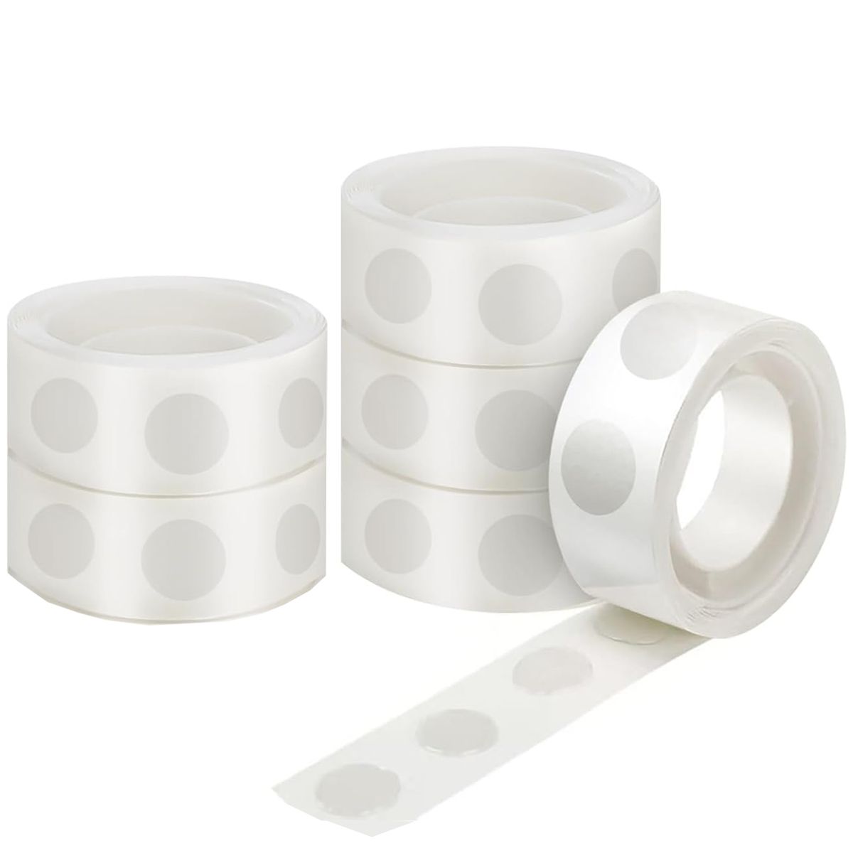 Cart In Mart 600 Adhesive Glue Dots Double-Sided Sticky Point Rounds for Balloon Arches