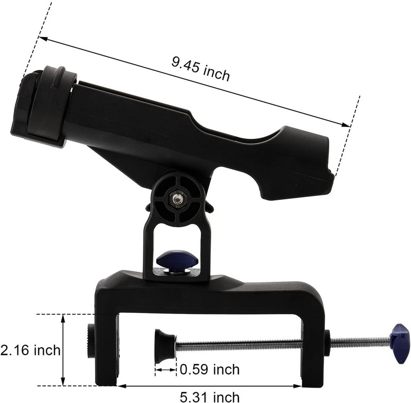 fishing rod holder clamp