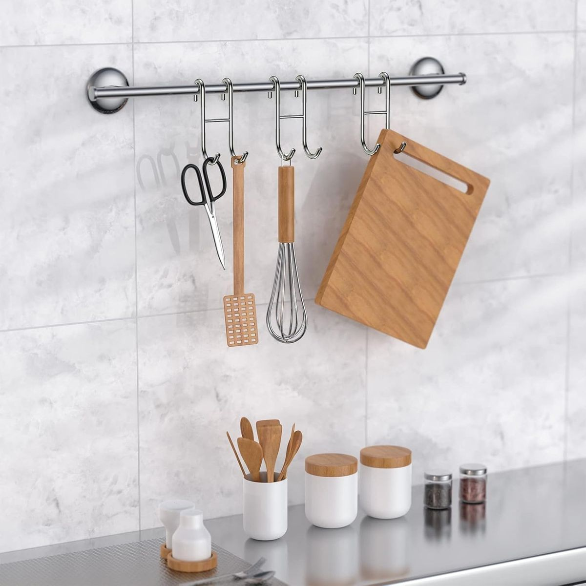 Cart In Mart Shower Door Towel Hooks Bathroom No Drill Over Glass-Multipurpose - Pack of 2