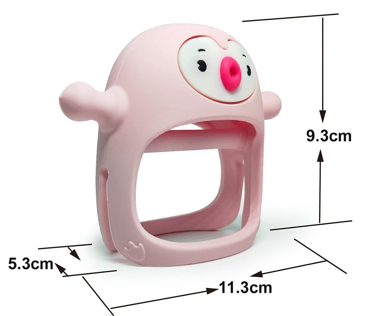 Cart In Mart 3 Pack Penguin & Deer Teether, Pacifier For Babies New Born Essentials Toy