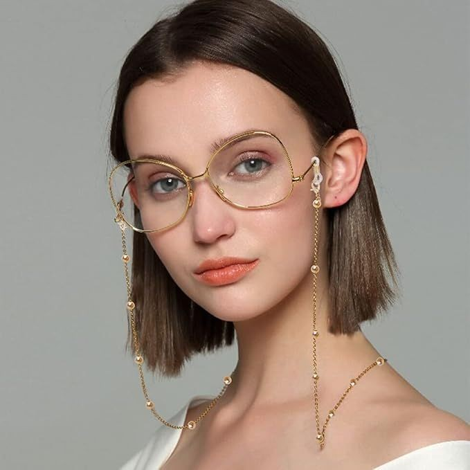 Cart In Mart 4 Piece Eyeglass Chains For Women Glasses Neck String Holder Cord Lanyard