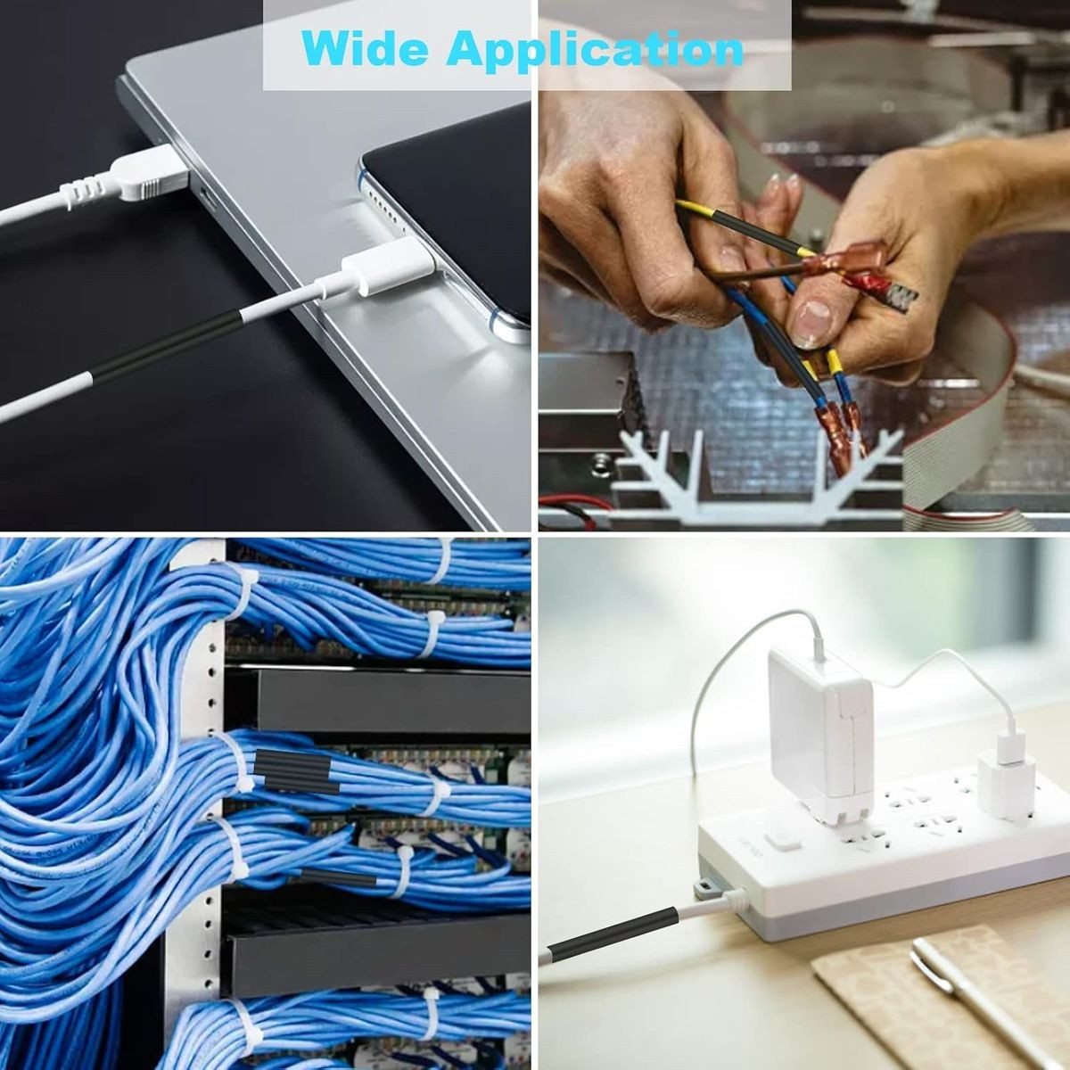 Cart In Mart 650 Piece Heat Shrink Tubing Kit- Wire Wrap Tube UL Ratio 2:1 Insulation