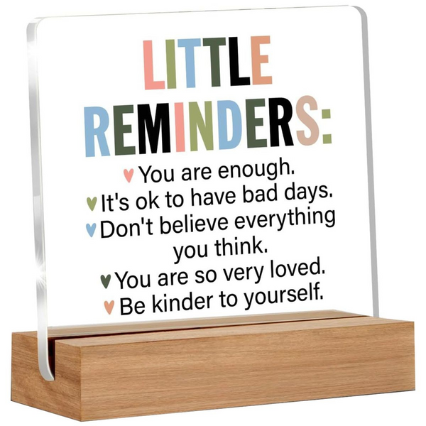 Cart In Mart Inspirational Motivational Gifts Little Reminders Acrylic Decorative Sign