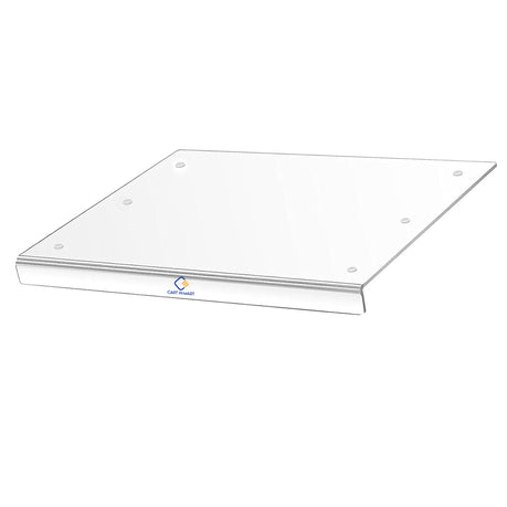 Cart In Mart Clear Acrylic Cutting Board With Counter Lip For Kitchen Non-Slip