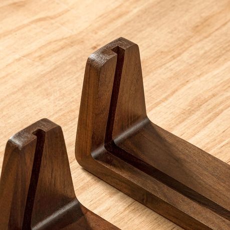 Cart In Mart 2 Pack 6x4" Photo Horizontal & Vertical Family Picture Frames-Walnut Wood