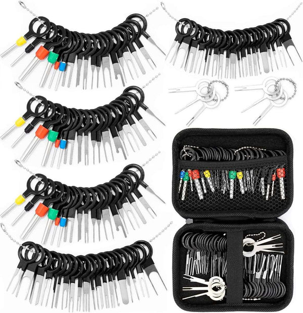 82 Piece Terminal removal Toolkit-Pin Extractor Terminals for Car