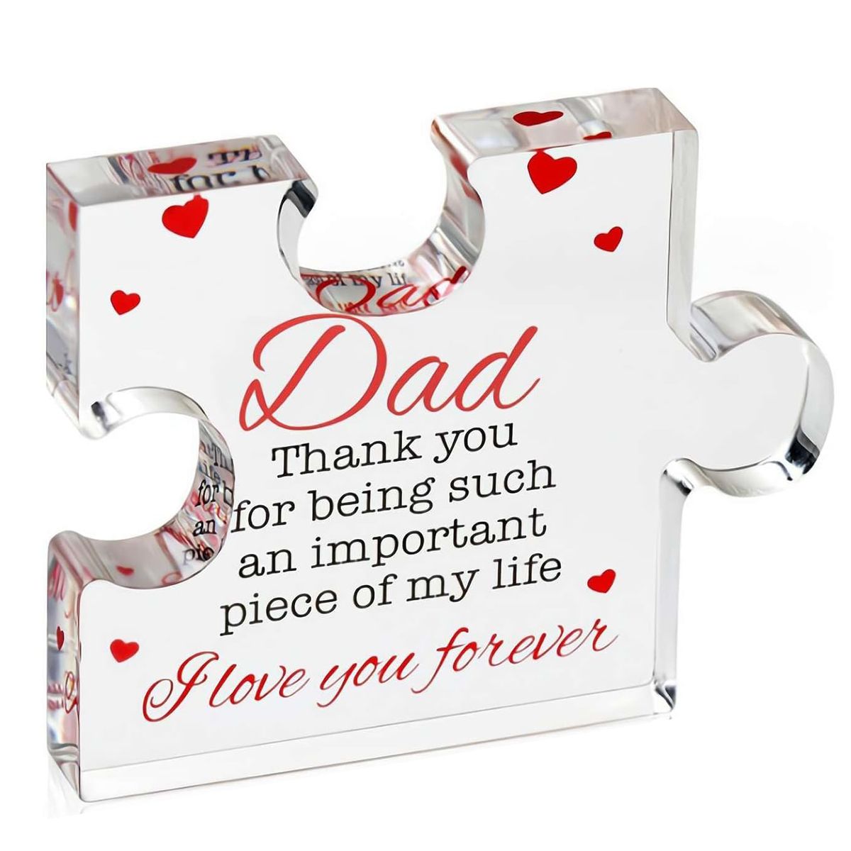 Mini Acrylic Decorative Sign Gift For Dad Birthday Thank You Father's Day| Cart In Mart
