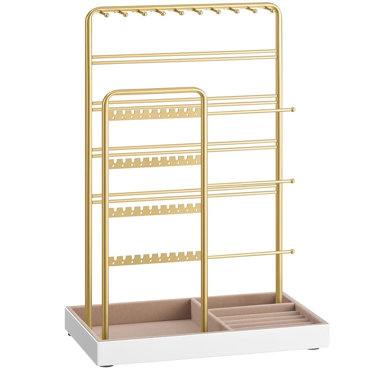 Jewelry Holder Organiser Stand For Necklace Bracelet Earring Studs Display- Cart In Mart