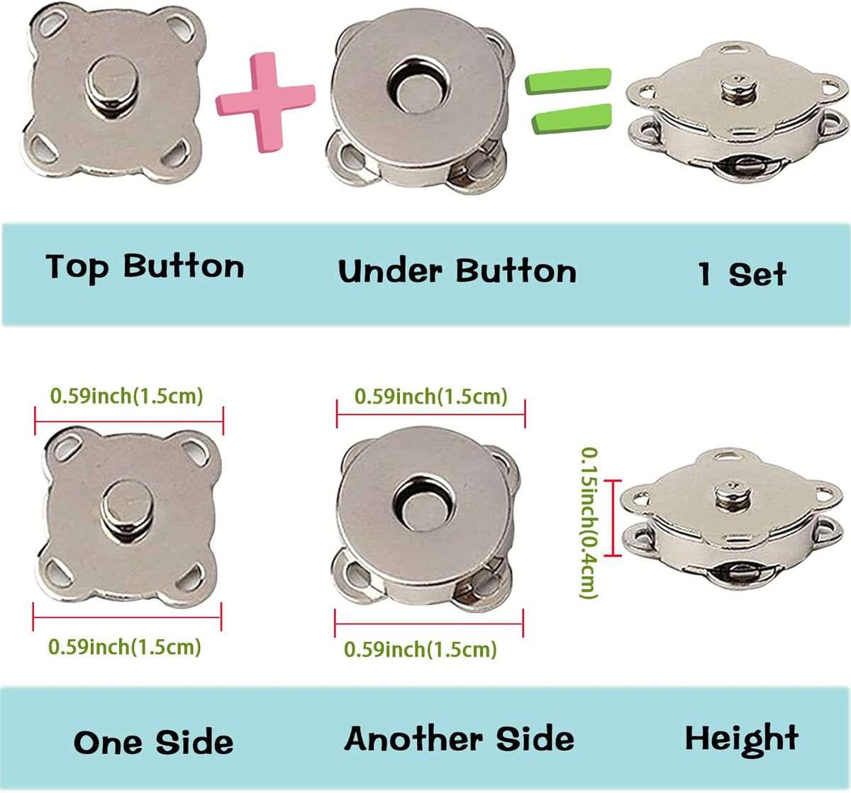 magnetic buttons