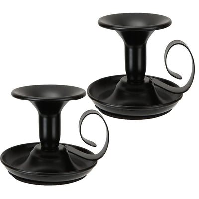 2 Pack Candle Holder Taper Candlestick Stand With Handles Table Decoration- Cart In Mart