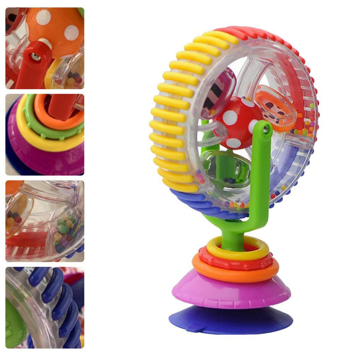 Cart In Mart Baby High Chair Toy Ferris Wheel-Suction Cup Spinner Activity Toddler