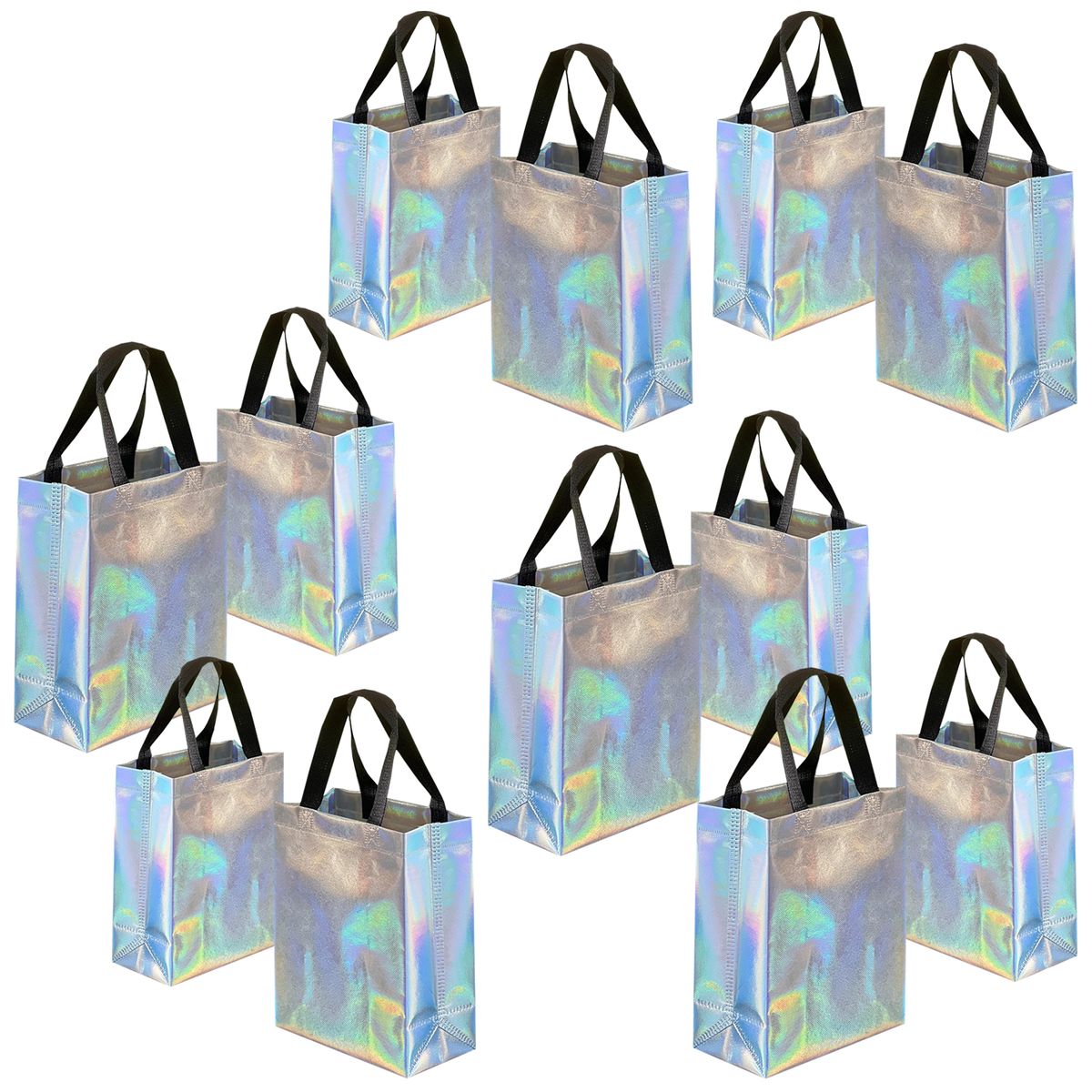Cart In Mart 12 Pack Party Gift Bags Party Favor Goodie Bag Set With Handles For Birthday & Other Parties