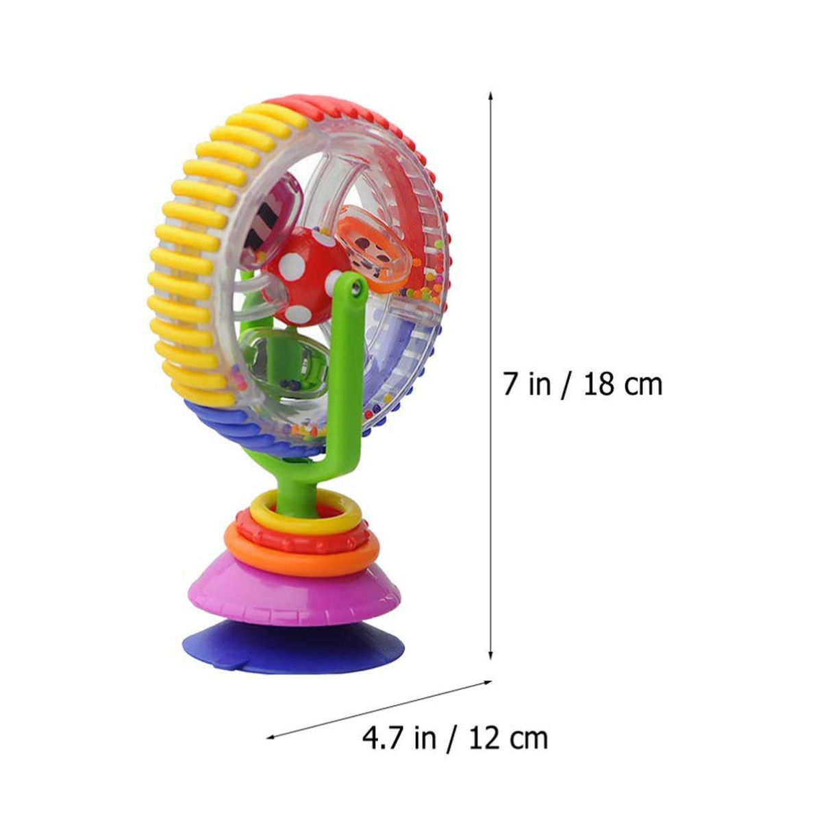Cart In Mart Baby High Chair Toy Ferris Wheel-Suction Cup Spinner Activity Toddler
