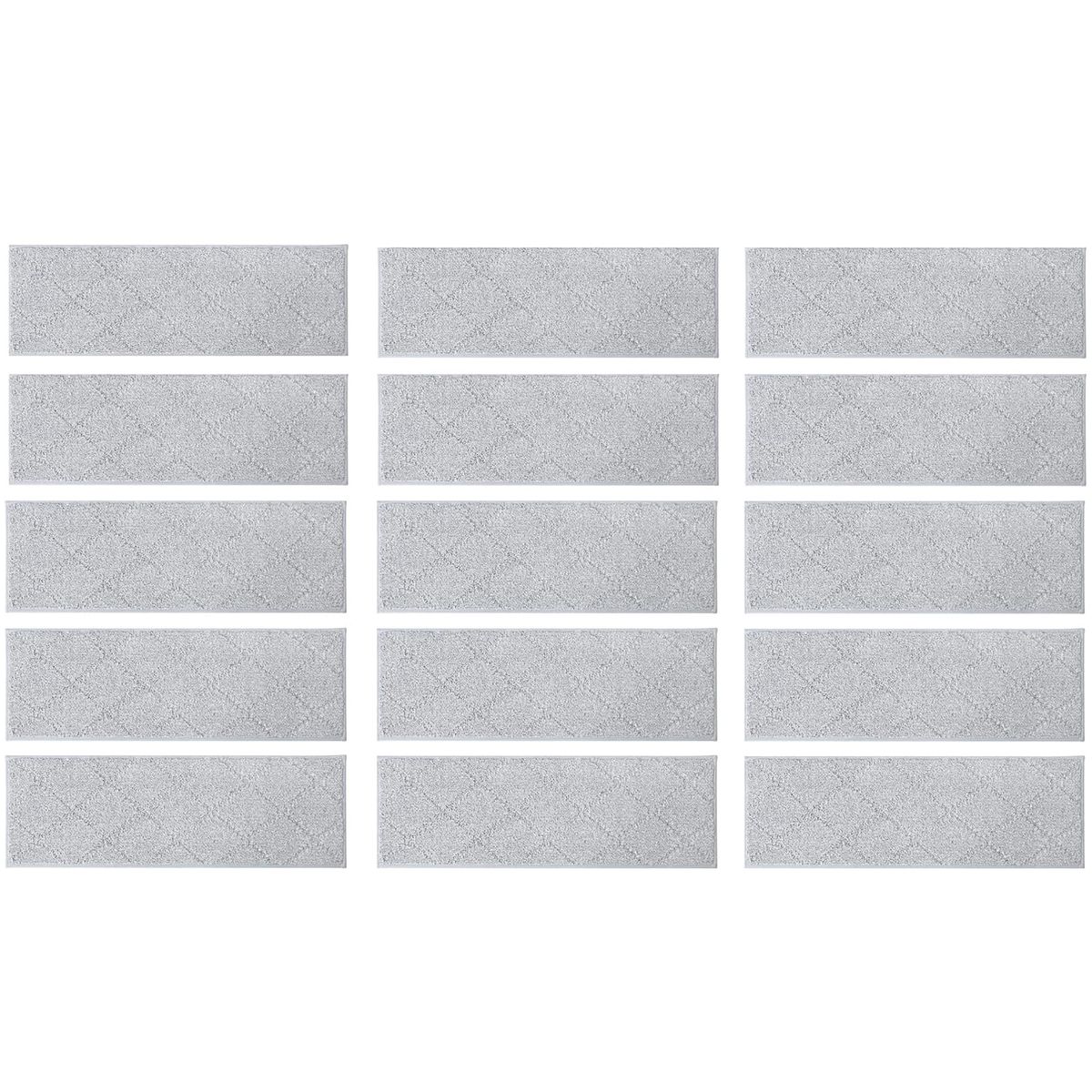 Cart In Mart|15 Pack Edging Stair Treads Non-Slip Carpet Mat For Wooden Floor-76x20cm