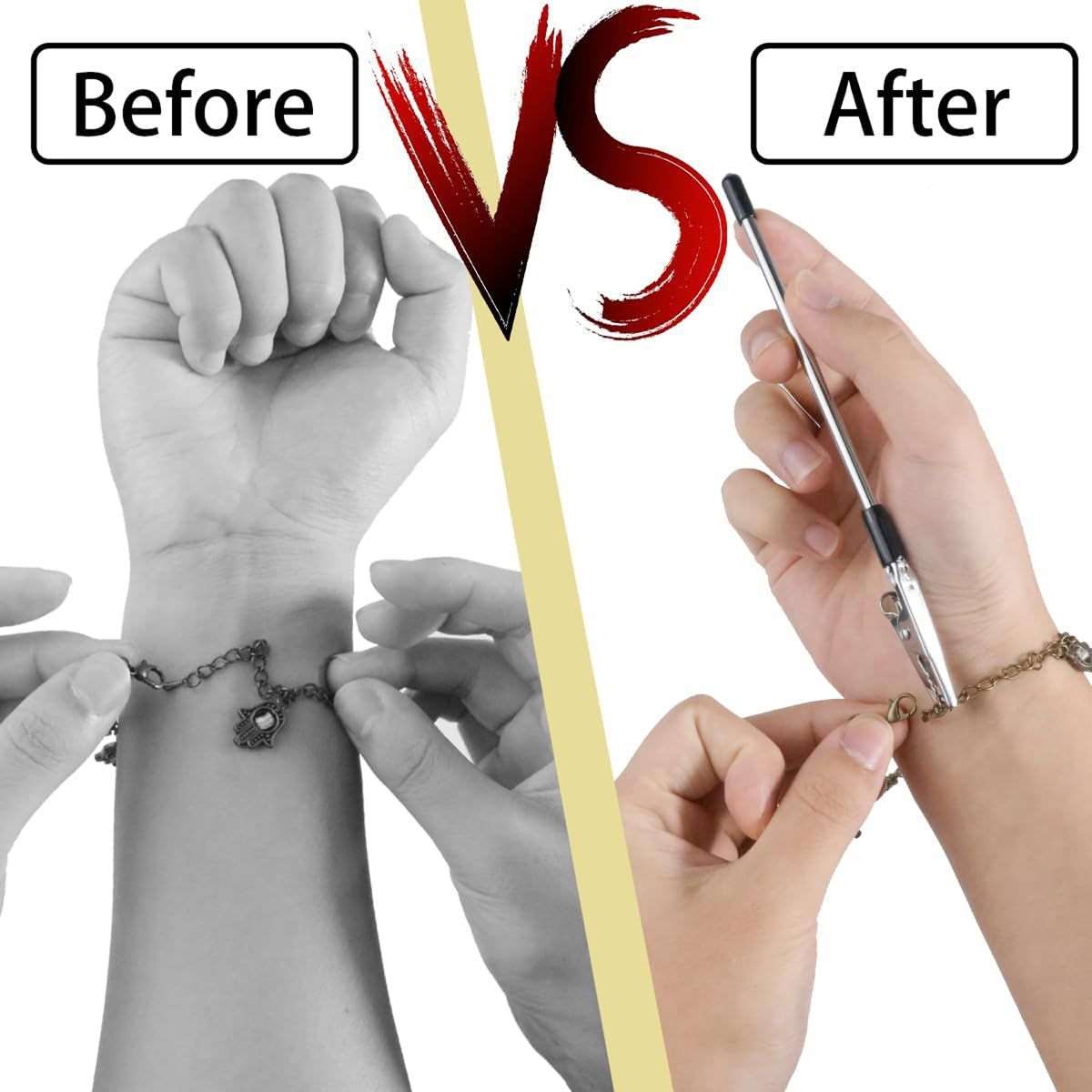 3 Piece Hand Bracelet Helper Tool Jewellery Clasps & Closures Fastener