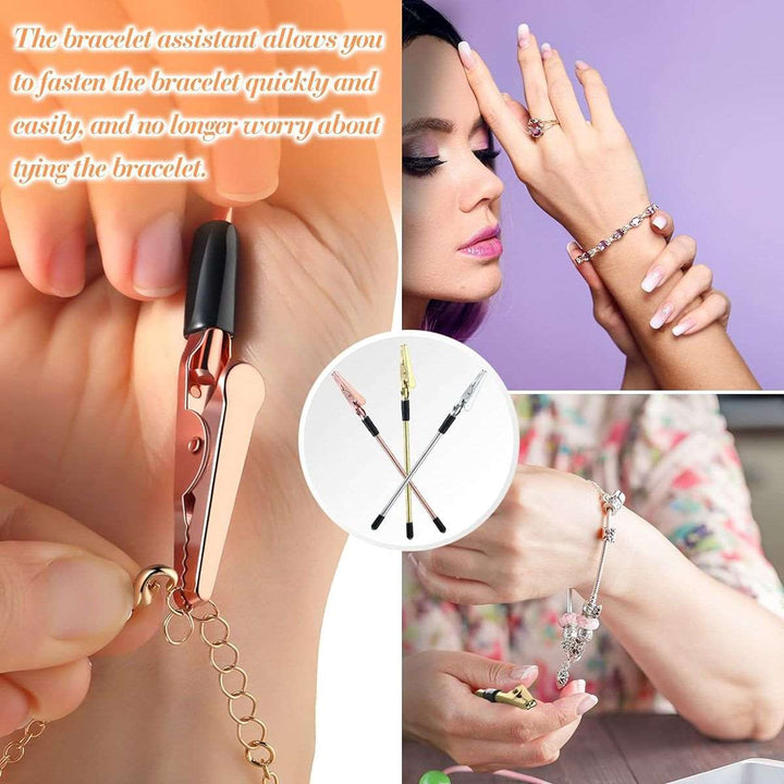 3 Piece Hand Bracelet Helper Tool Jewellery Clasps & Closures Fastener