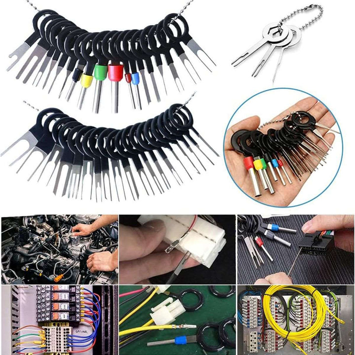 82 Piece Terminal removal Toolkit-Pin Extractor Terminals for Car