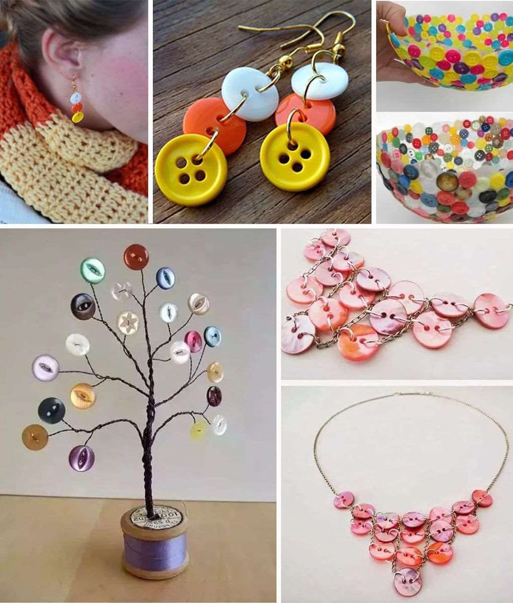 1500 Pieces Round Resin Buttons Mixed Color For Crafts Sewing