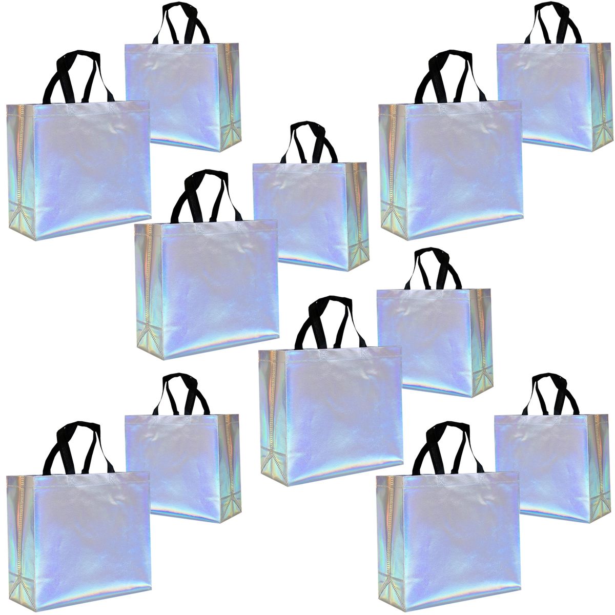 Cart In Mart 12 Pack Party Gift Bags Party Favor Goodie Bag Set With Handles For Birthday & Other Parties