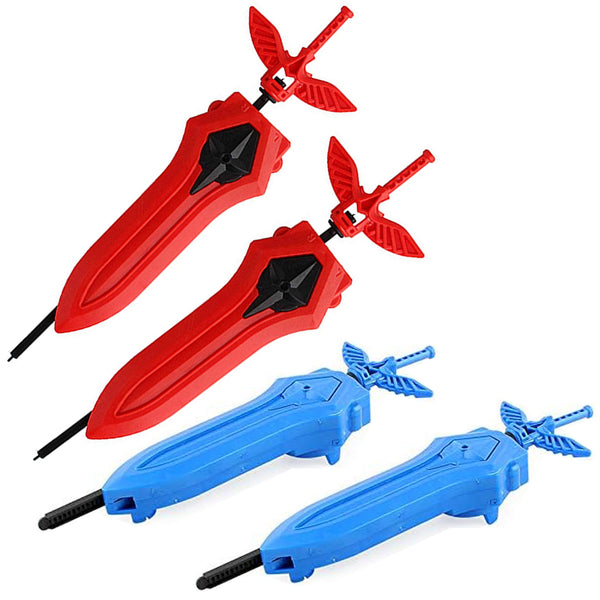 4 Pack Bey Burst Sword Launchers Set For Battle Bey Top Gyros