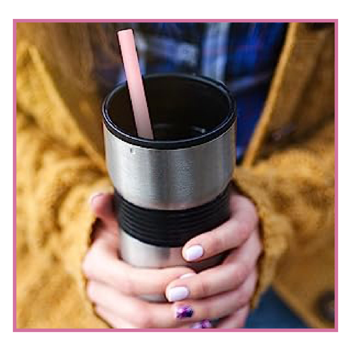 Cart In Mart 12 Pack Silicone Drinking Straws Reusable Odorless With Pouches & Brushes