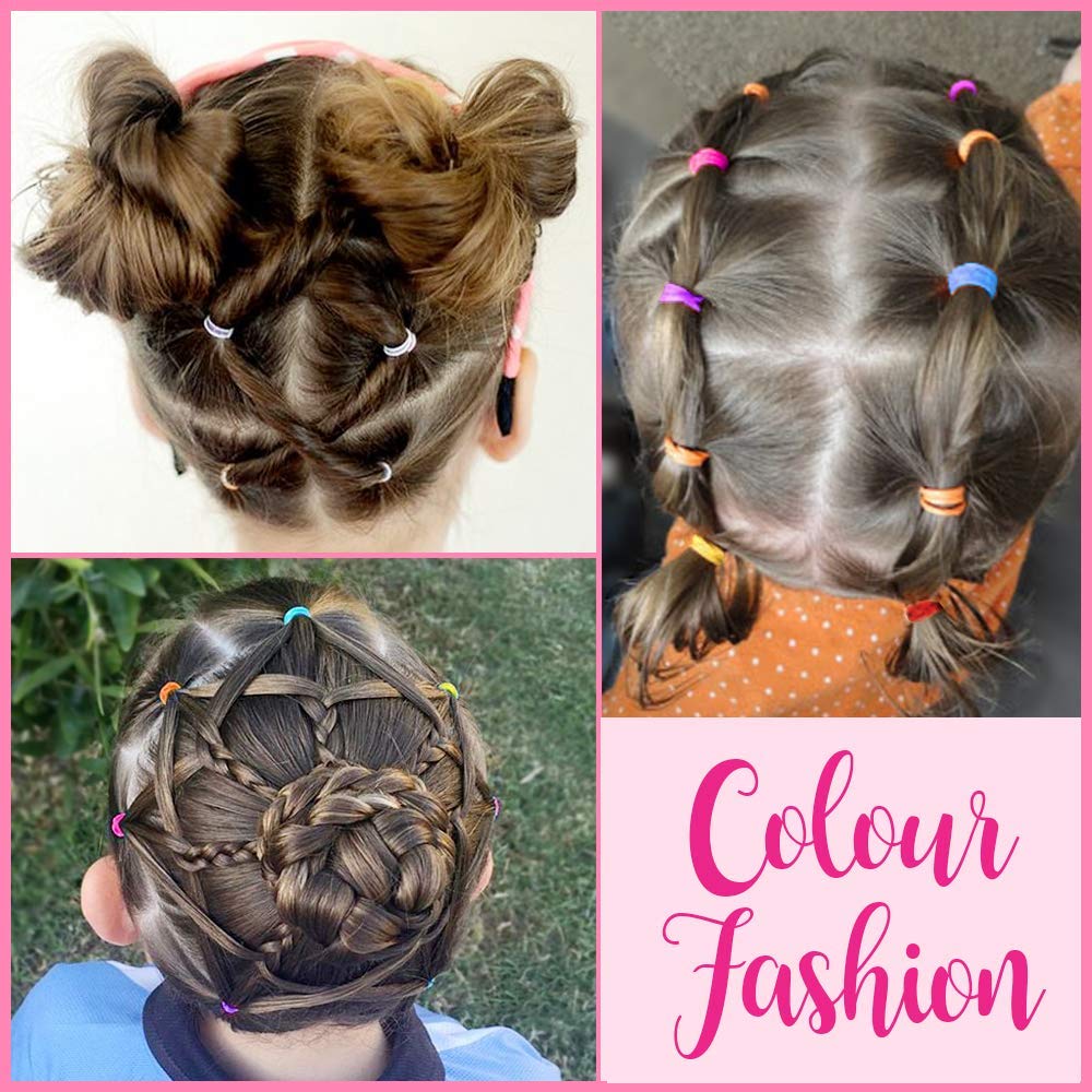 Cart In Mart 1119 Hair Clip Tie Accessories For Little Girls Rubber Band Ponytail Holder