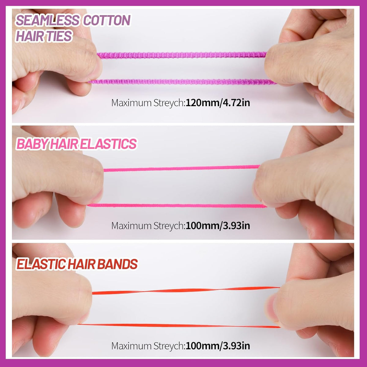 Cart In Mart 1471 Piece Elastic Hair Ties Accessories For Little Girls Baby Bands & Clip