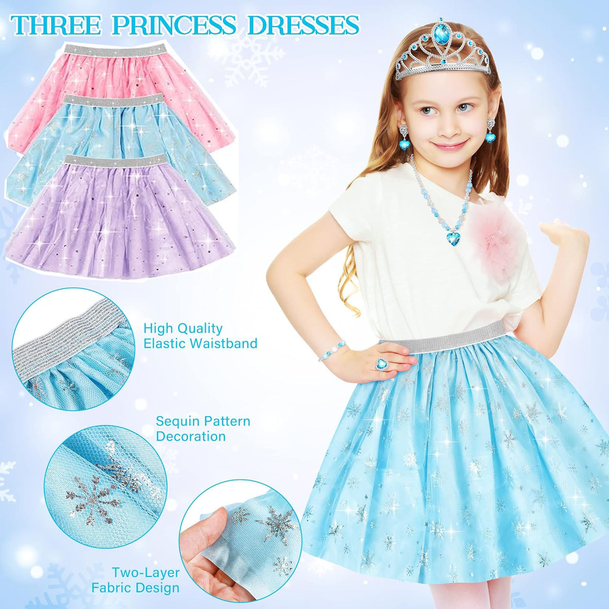 Cart In Mart Princess Dress Up & Jewelry Boutique, Girl Role Play Gifts Toddler Toys