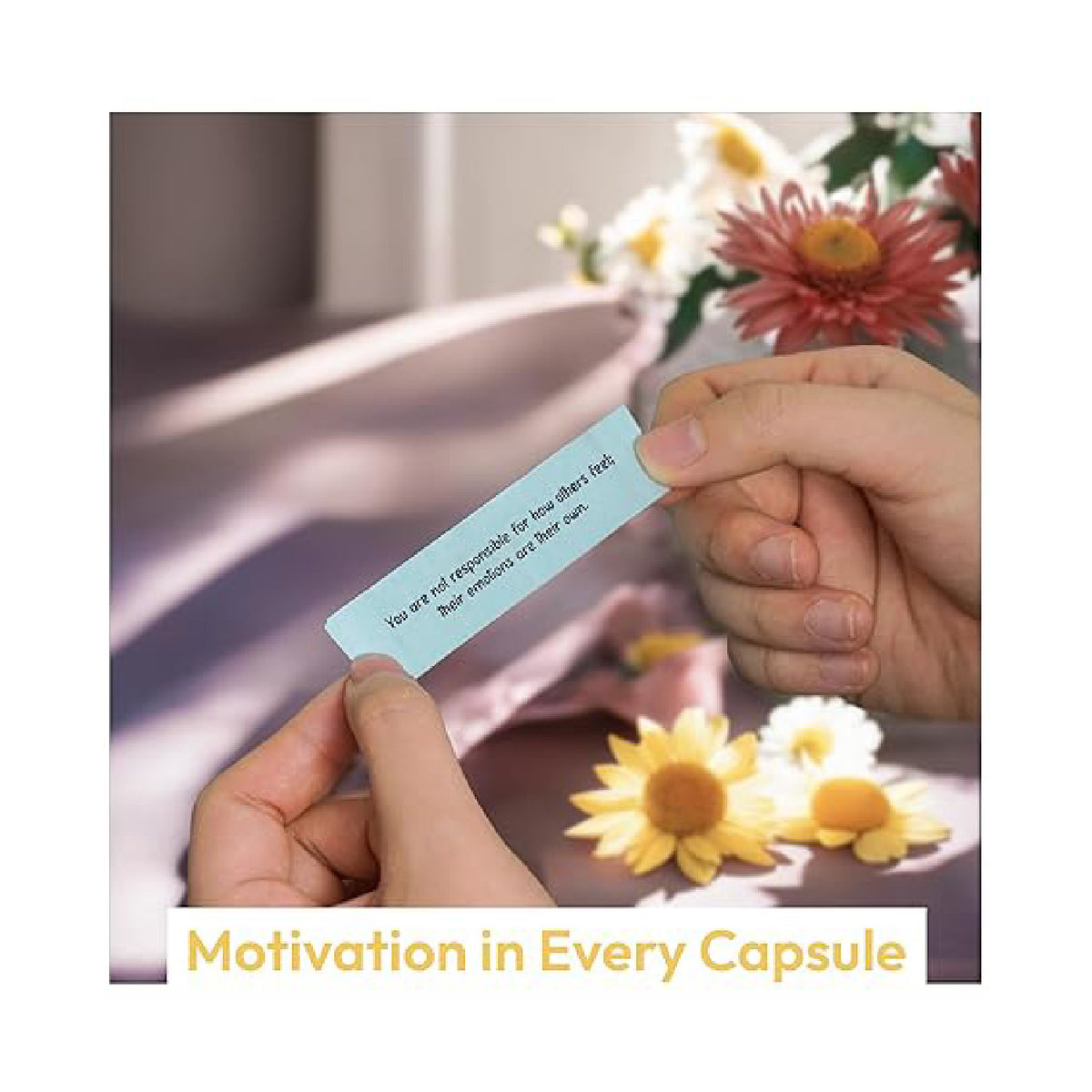 Cart In Mart 50 Pre-Written Positive Messages in a Bottle Motivational Quotes Gift