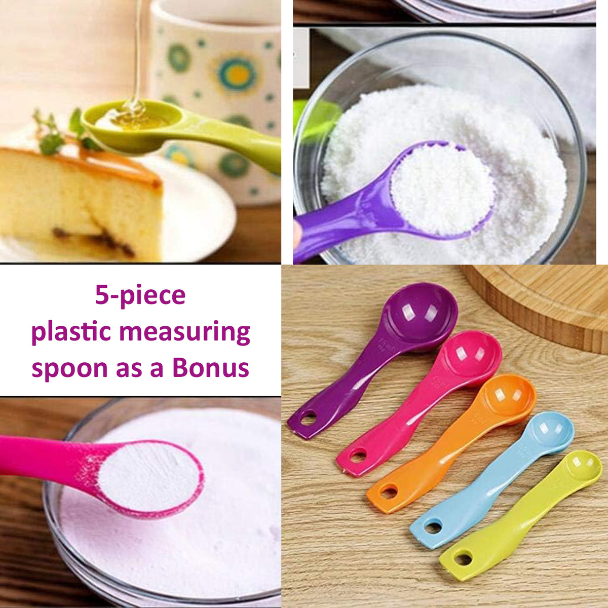 Cart In Mart 6 Pack Reuseable Large Taco Holders Stands Rack For 3 Tacos With Spoons