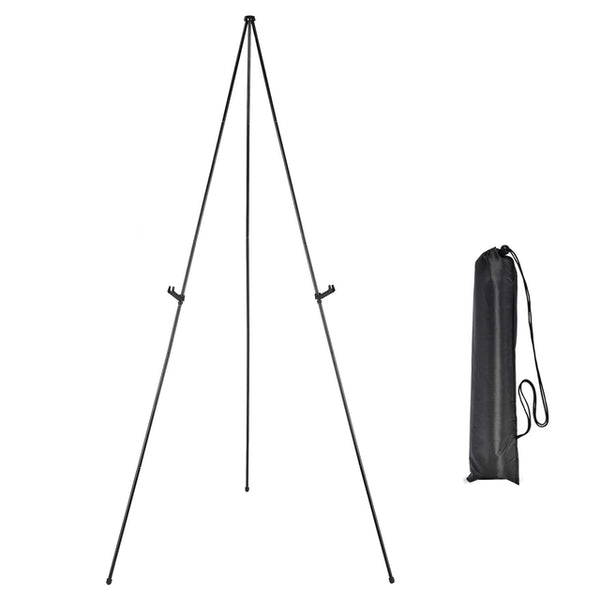 Folding Metal Easel Stand For Welcome Sign Display With Tripod Base-160cm