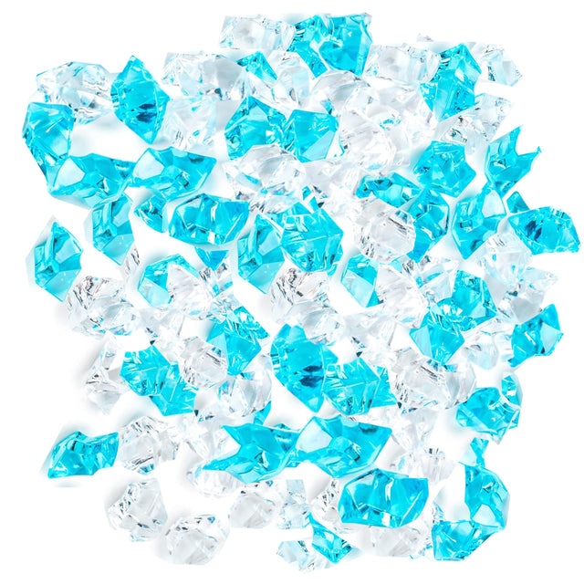 Cart In Mart 150 Piece Acrylic Fake Ice Rocks Diamond Gems For Table Vase Filler Decor