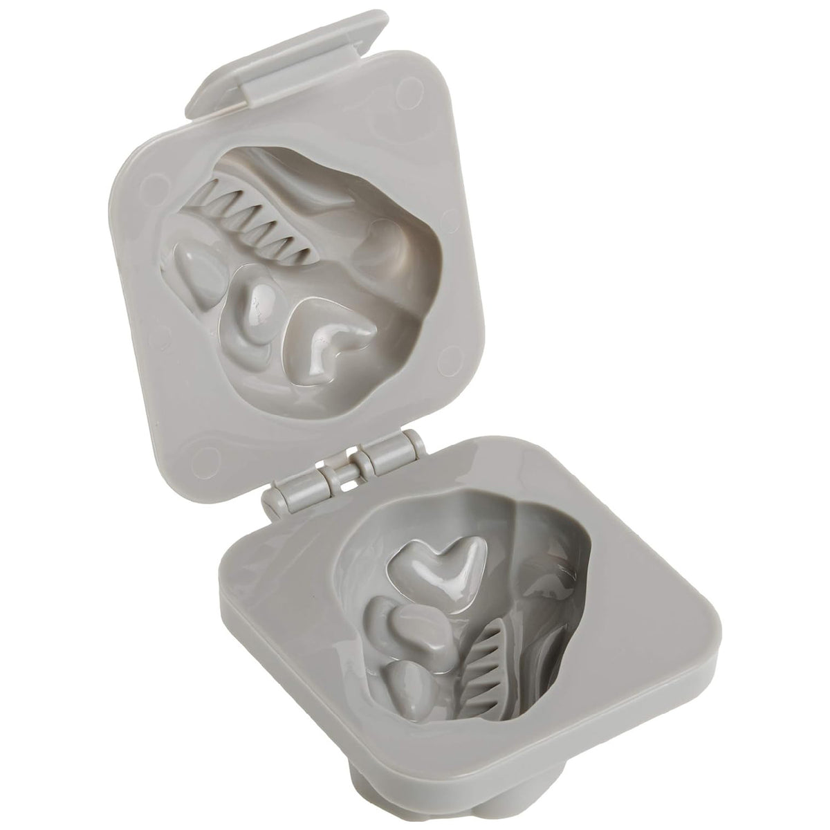 Cart In Mart 2 Pack Dino Hard Boiled Egg Mold 3D Dinosaur Shaped Skull Egg Press Mould