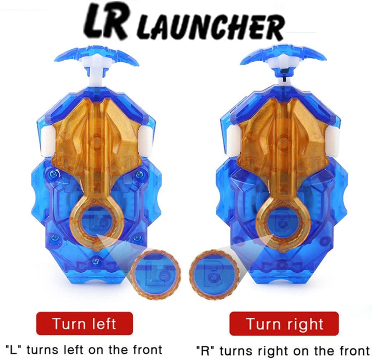 4 Pack Launchers For Beyblade Burst Spinning Gyros Toys