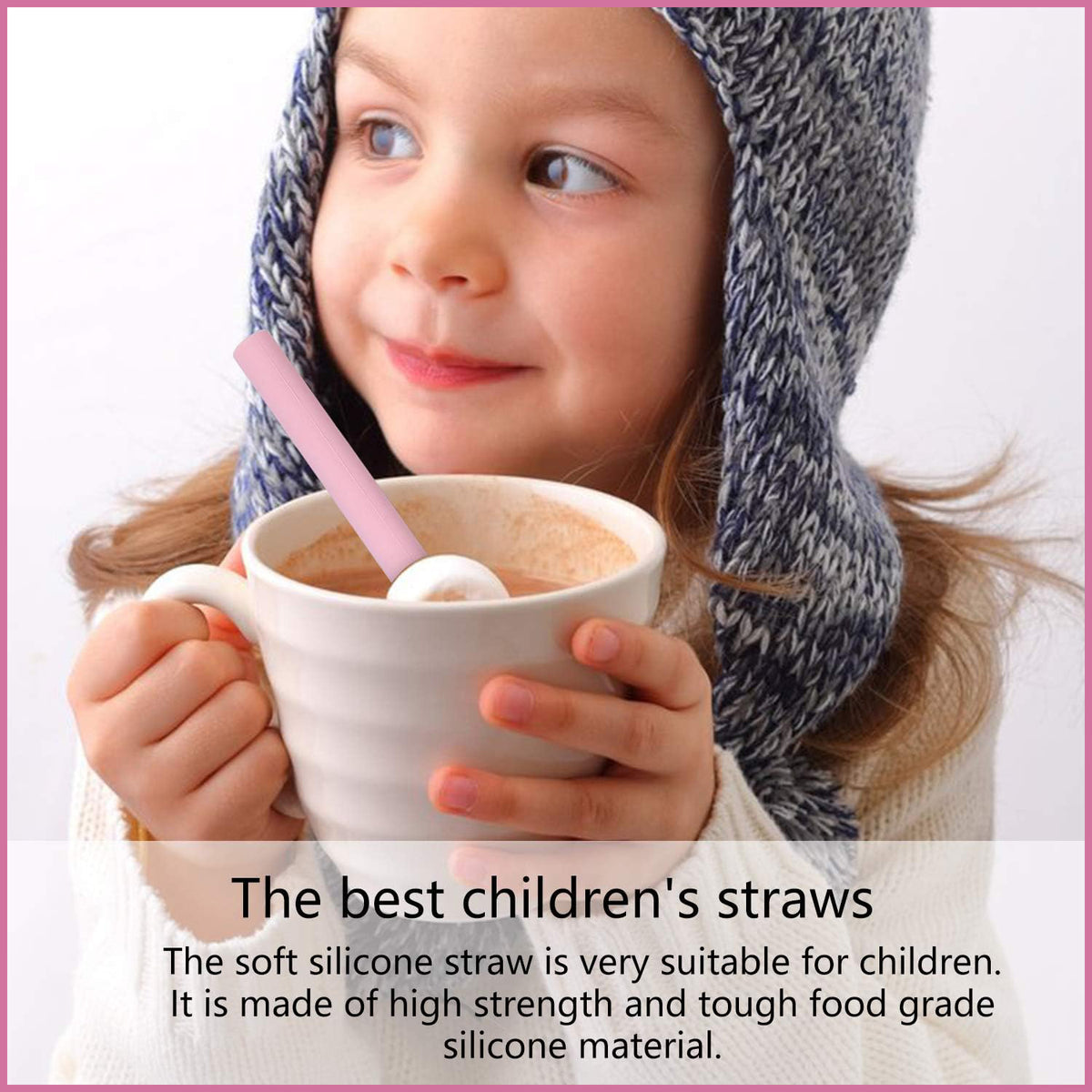 Cart In Mart 12 Pack Silicone Drinking Straws Reusable Odorless With Pouches & Brushes
