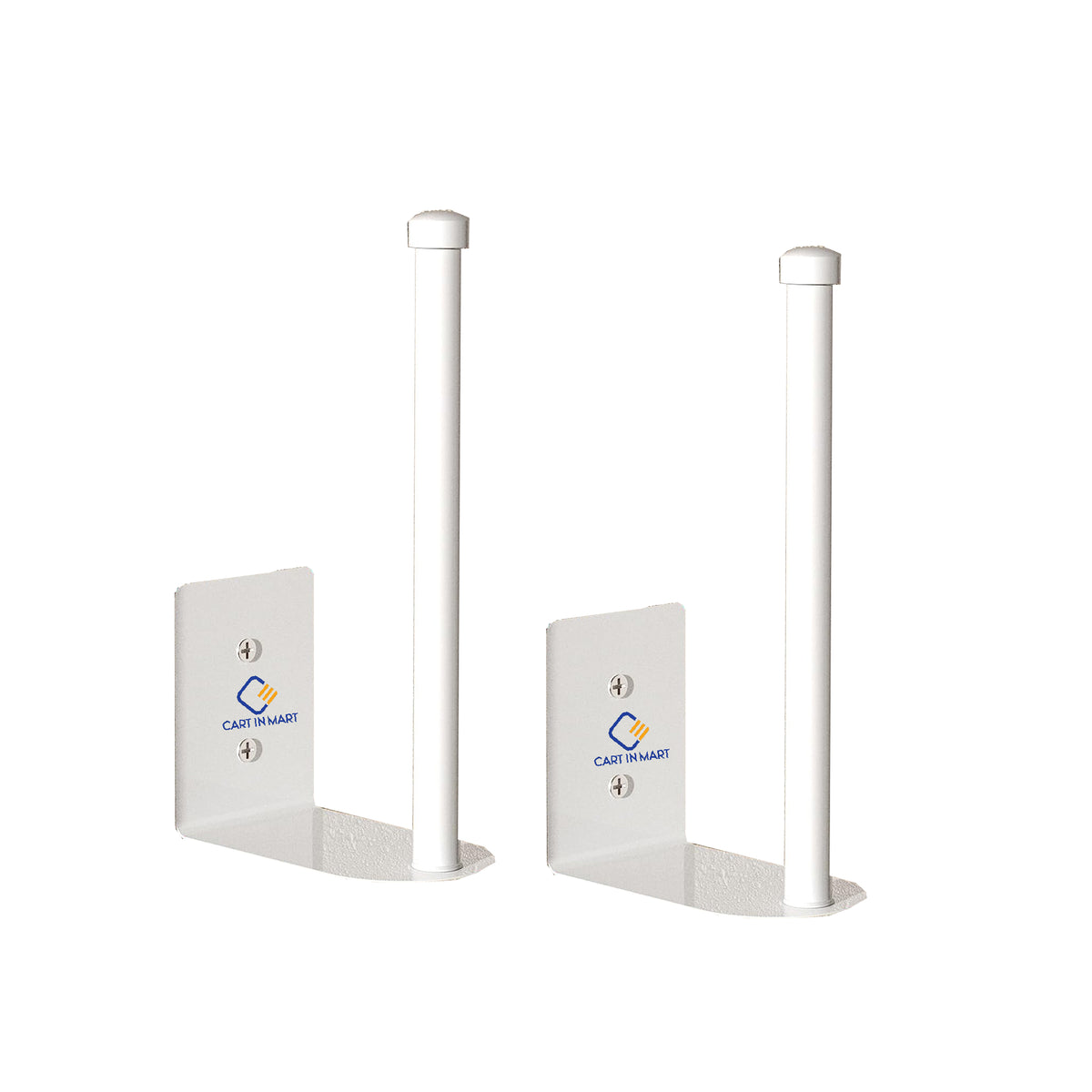 Cart In Mart 2 Pack Hat Racks Organiser For Baseball Caps Hanger Holder Door Wall - White