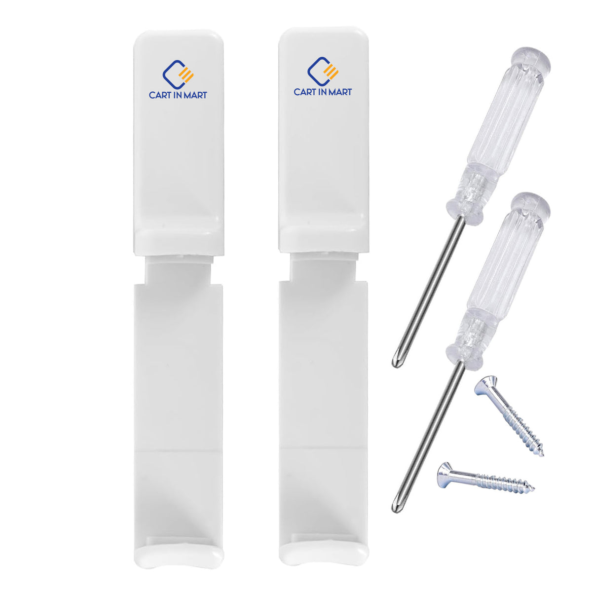 Cart In Mart Modern Toilet Seat Lifter Handle Tool Set Easy To Apply For Hygiene - 2 Pack