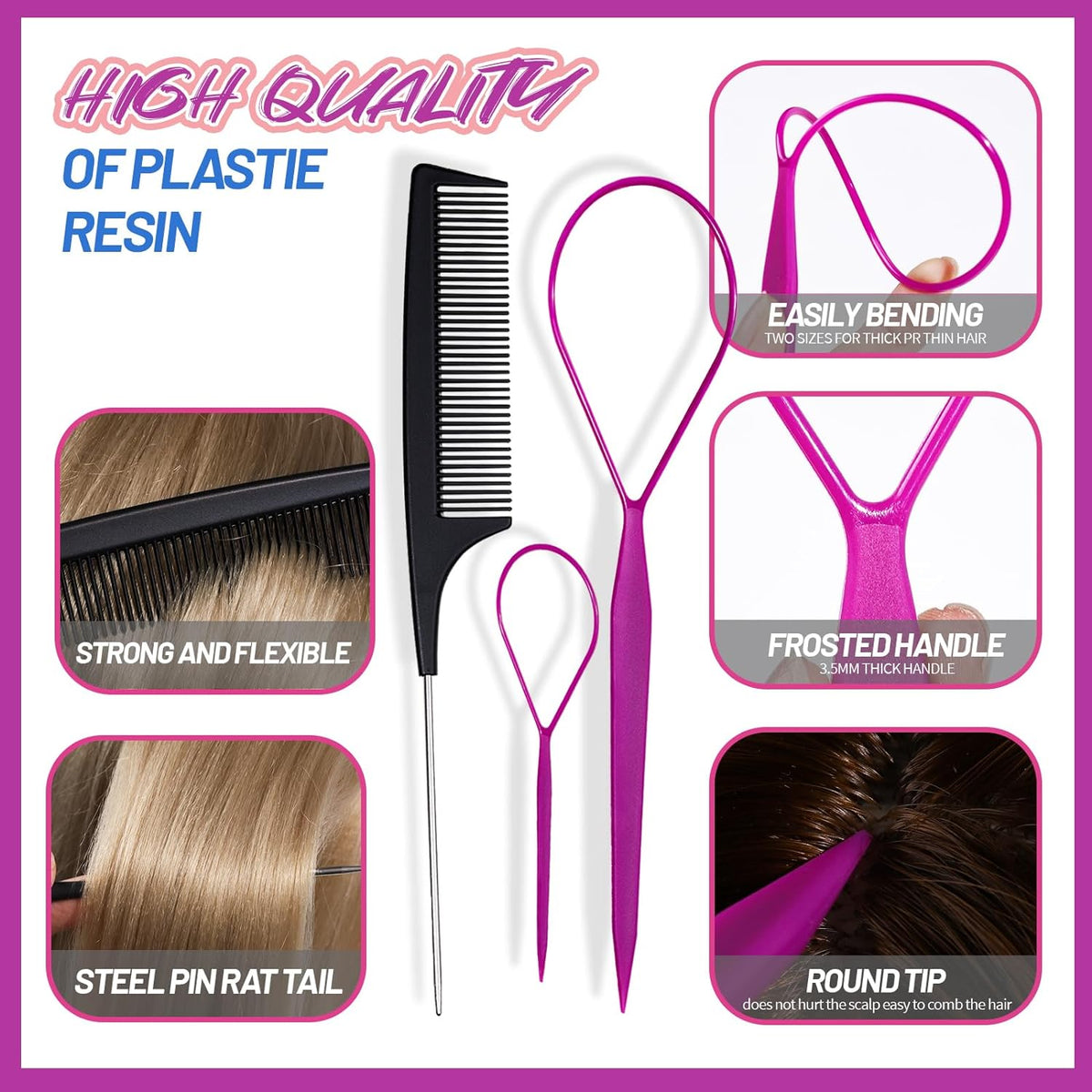 Cart In Mart 1471 Piece Elastic Hair Ties Accessories For Little Girls Baby Bands & Clip