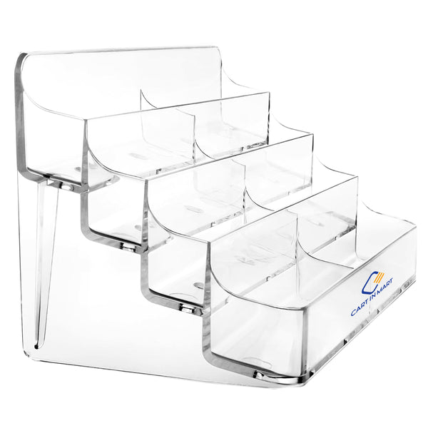 8 Pocket Clear Acrylic Business Card Holder For Desk Home Office Exhibition